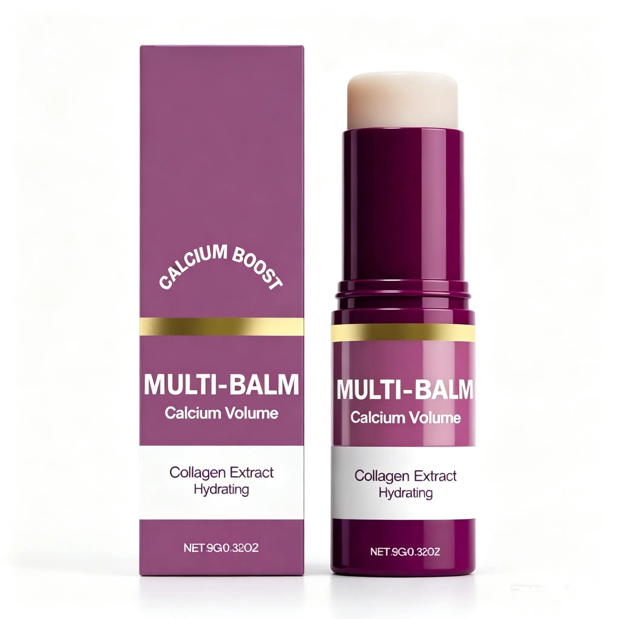 PDRN Pink Collagen Volume Multi Balm Stick | All-in-One PDRN, Volufiline & NAD Balm for Youthful-Looking, Firming & Smoothing Care | Under-Eye, Neck, Smile Lines, Forehead & Lip Balm | Korean Skincare