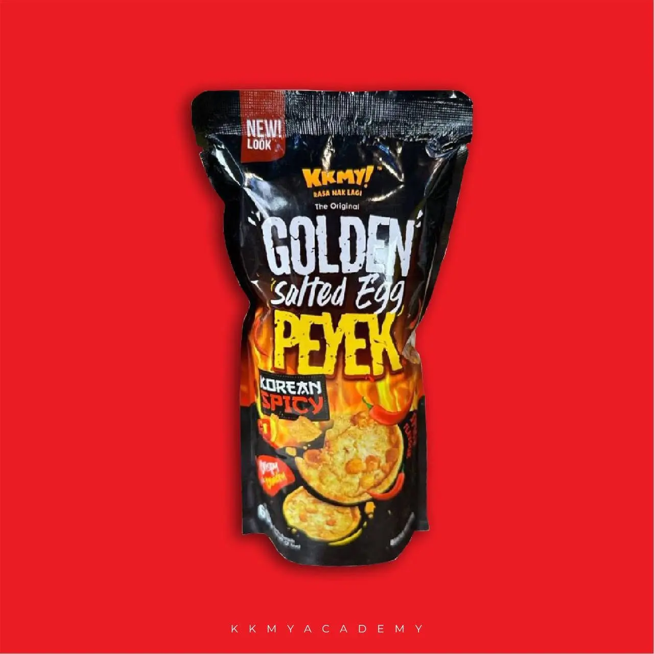 KOREAN SPICY SALTED EGG CHIPS - GLUTEN FREE - 100 GRAMS