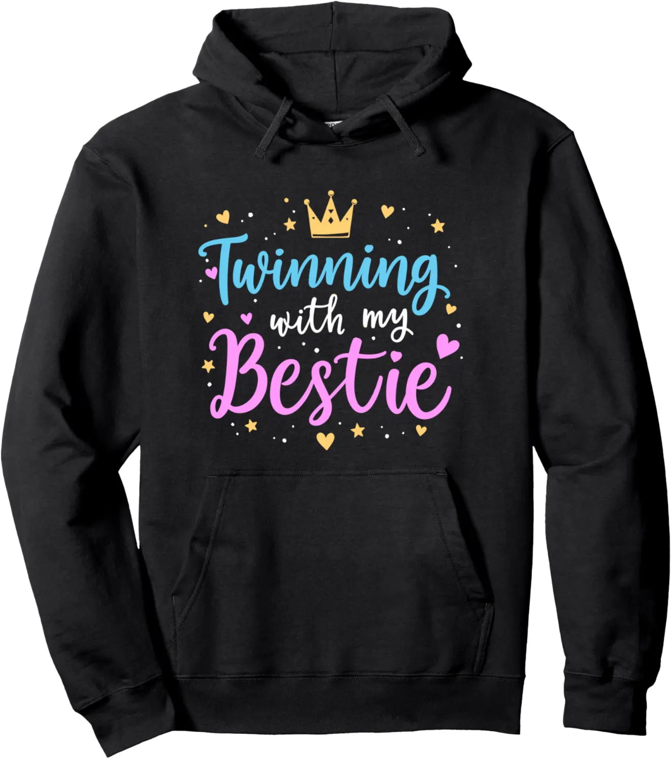 Twin Matching Twins Day Friend Twinning With My Bestie Twin Pullover Hoodie - Nicolekhach Shop 57B0F33WRCPV
