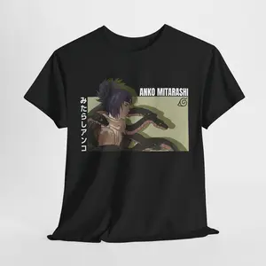 Anko Mitarashi Anime T-Shirt – The Ultimate Naruto Streetwear Vibe! 🔥🐍