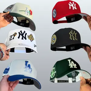New Era Yankees Dodgers Urban Fashion Snapback – Adjustable 59FIFTY Baseball Hat for Men Women, Vintage Streetwear Sportswear Aesthetic, Casual Hip Hop Everyday Style, Trending TikTok USA 2026 Headwear