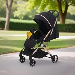 Foldable Travel Baby Stroller – Lightweight, Shock-Absorbing Wheels