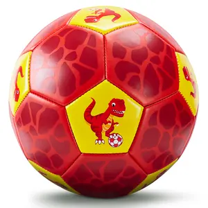 hahaland Size 3 Soccer Ball for Kids with Pump Mesh Bag - Dinosaur Ball Set - Outside/Backyard/Outdoor Toys for Kids Ages 3-4-5-8 - Kid Games Soccer Birthday for 3 Year Old