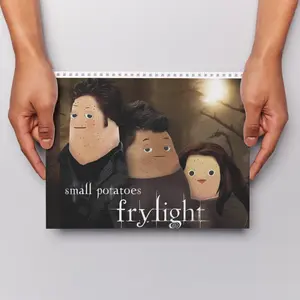 2026 Funny Small Potatoes Frylight Parody Calendar | Cute T.w.ilight Inspired Potato Characters | Comedy Wall Art Gift Idea