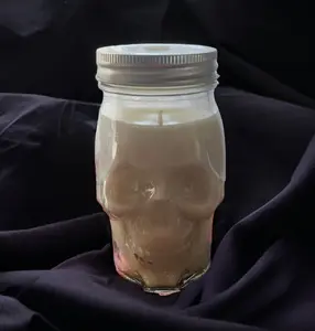 Skeleton Candle, Halloween Candle, Fall Candle, Hocus Pocus scent, bedroom, gifts for her, birthday, 100 hours burn time,