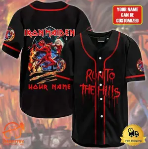 Iron Maiden Baseball Jersey Shirts for fans