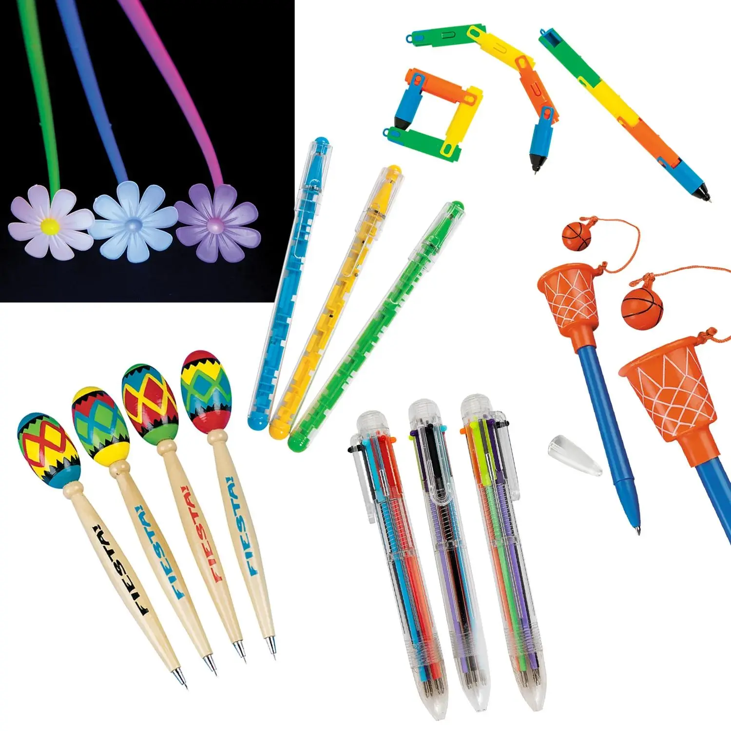 Fun Express Fidget Pens Kit - Bulk 72 Pc