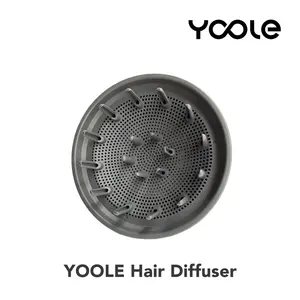 YOOLE Hair Dryer Diffuser 360 Magnetic Rotating Nozzle Gray X compatible with Yoole Plasma High-Speed Hair Dryer