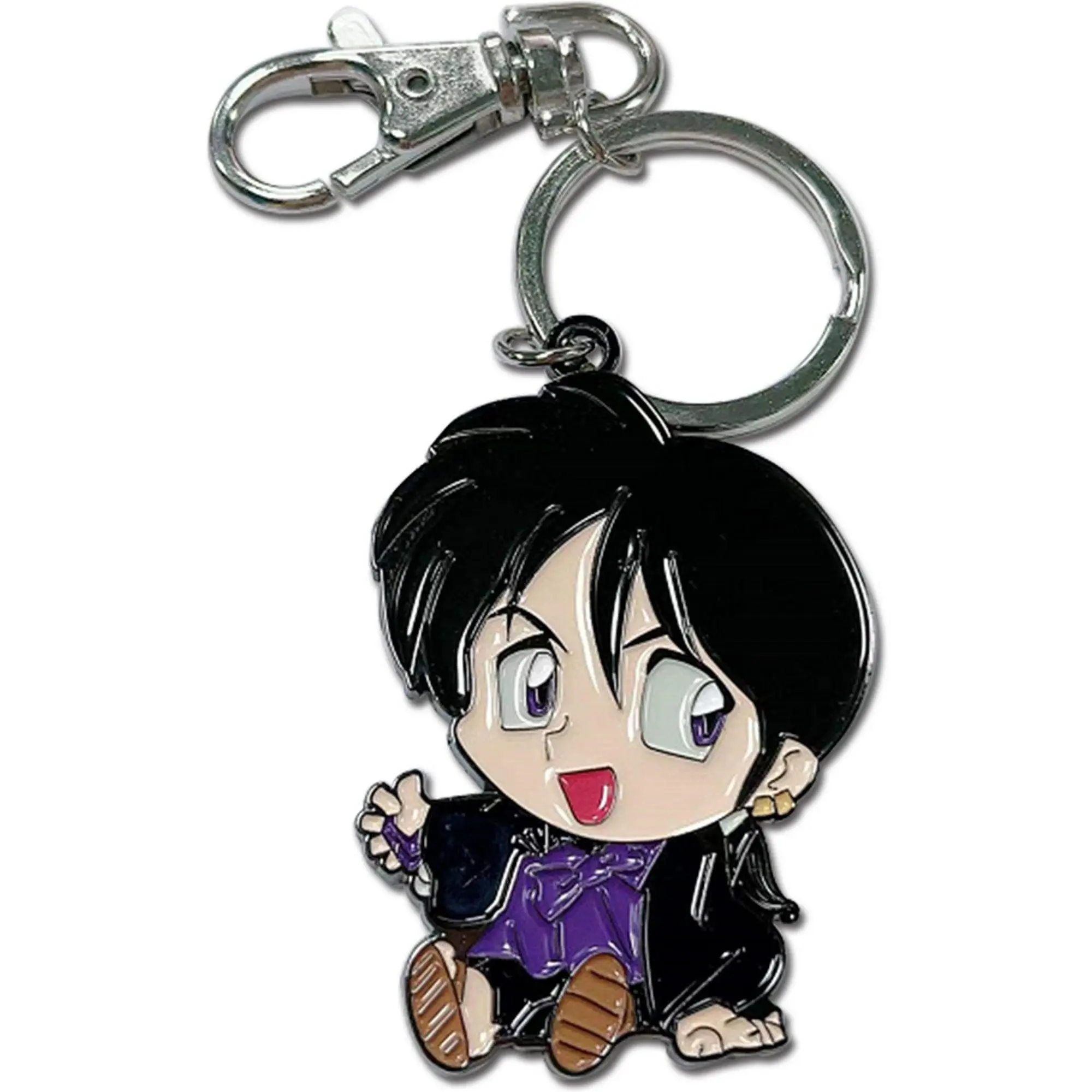 Inuyasha - SD Miroku Metal Keychain
