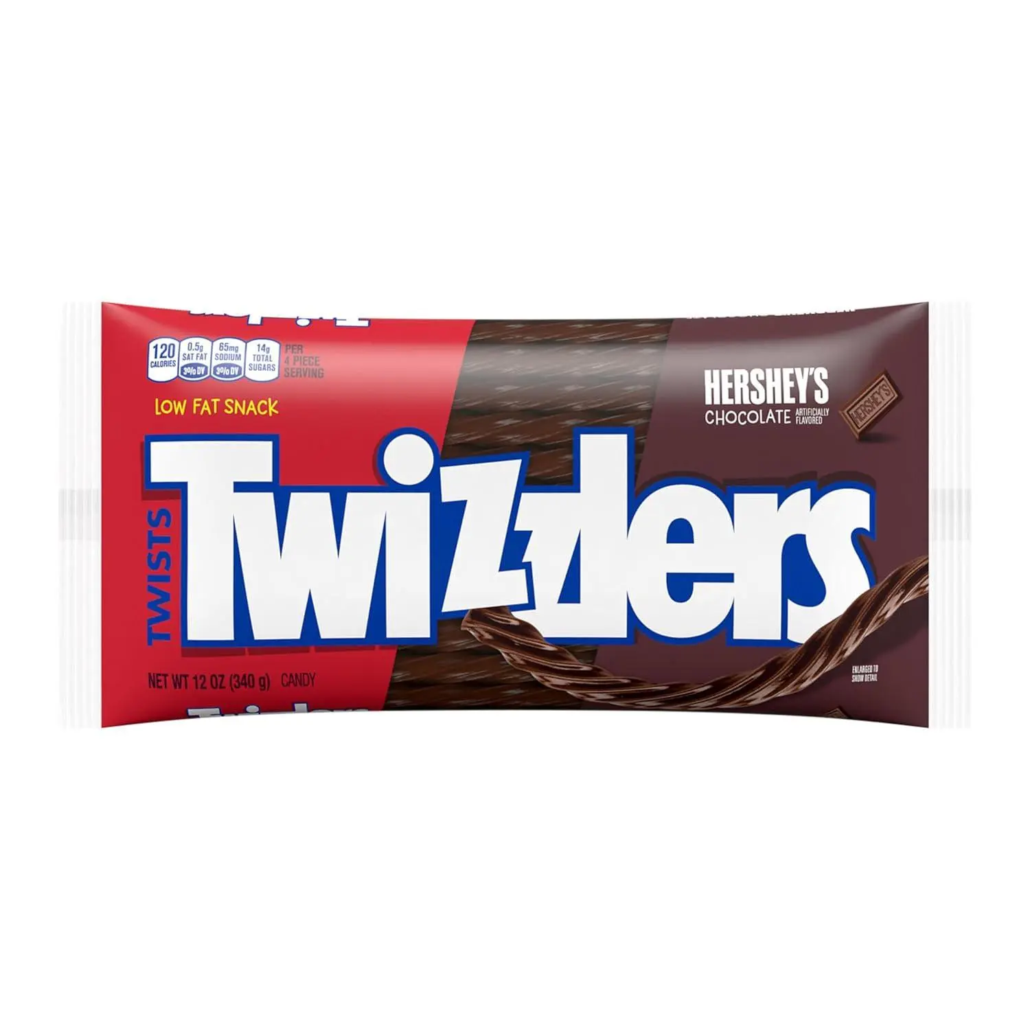 Twizzlers Hersheys Chocolate Flavor Licorice Twists 12oz 6 ct