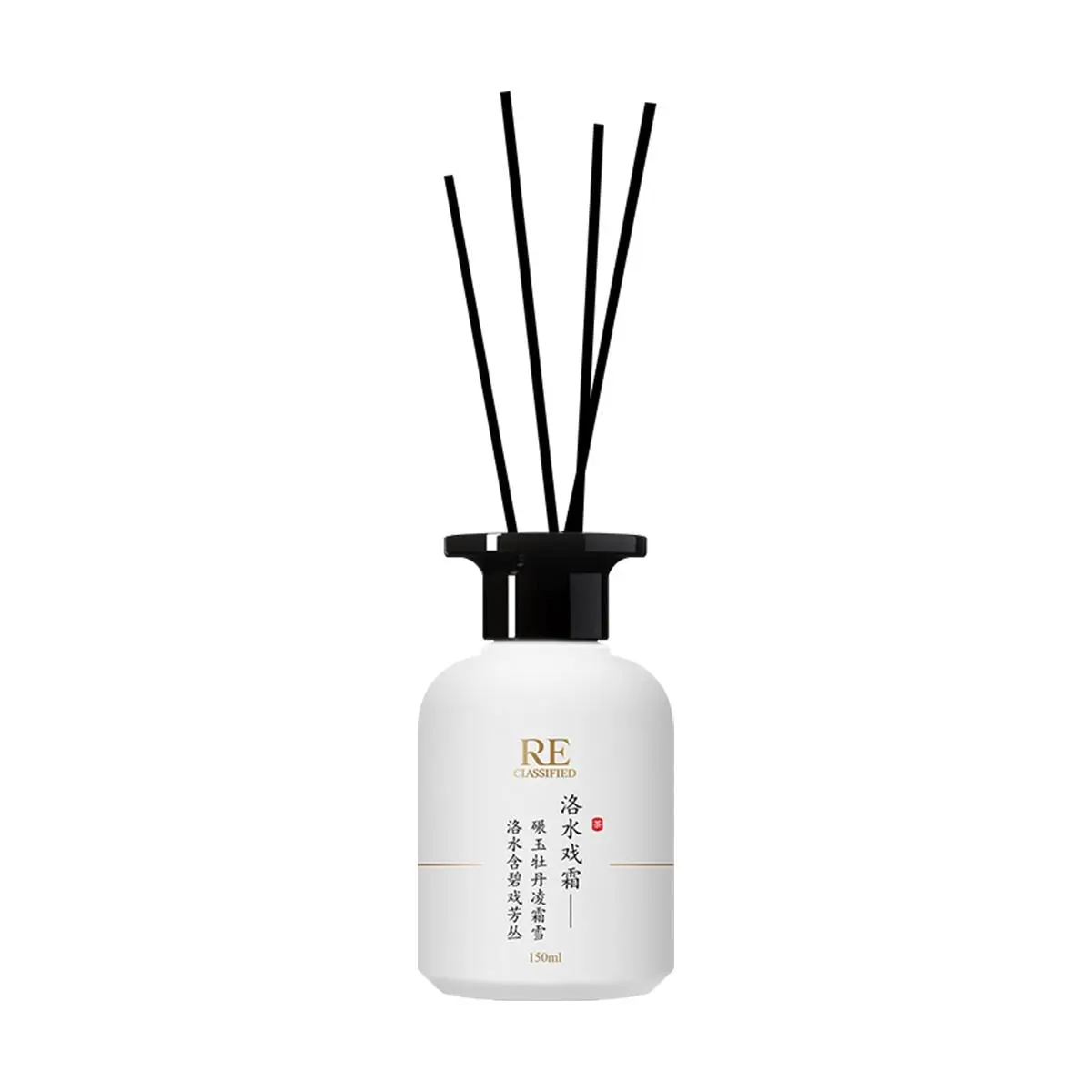 RE CLASSIFIED Oriental Tea Series Flameless Diffuser - Luo Shui Xi Shuang, 150ml | Long-Lasting Home Fragrance, Reed Diffuser for Room