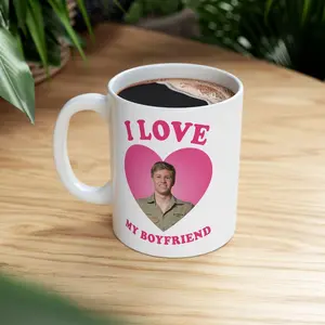 I love my boyfriend Robert Irwin Ceramic Mug, (11oz, 15oz), Robert Irwin Mug