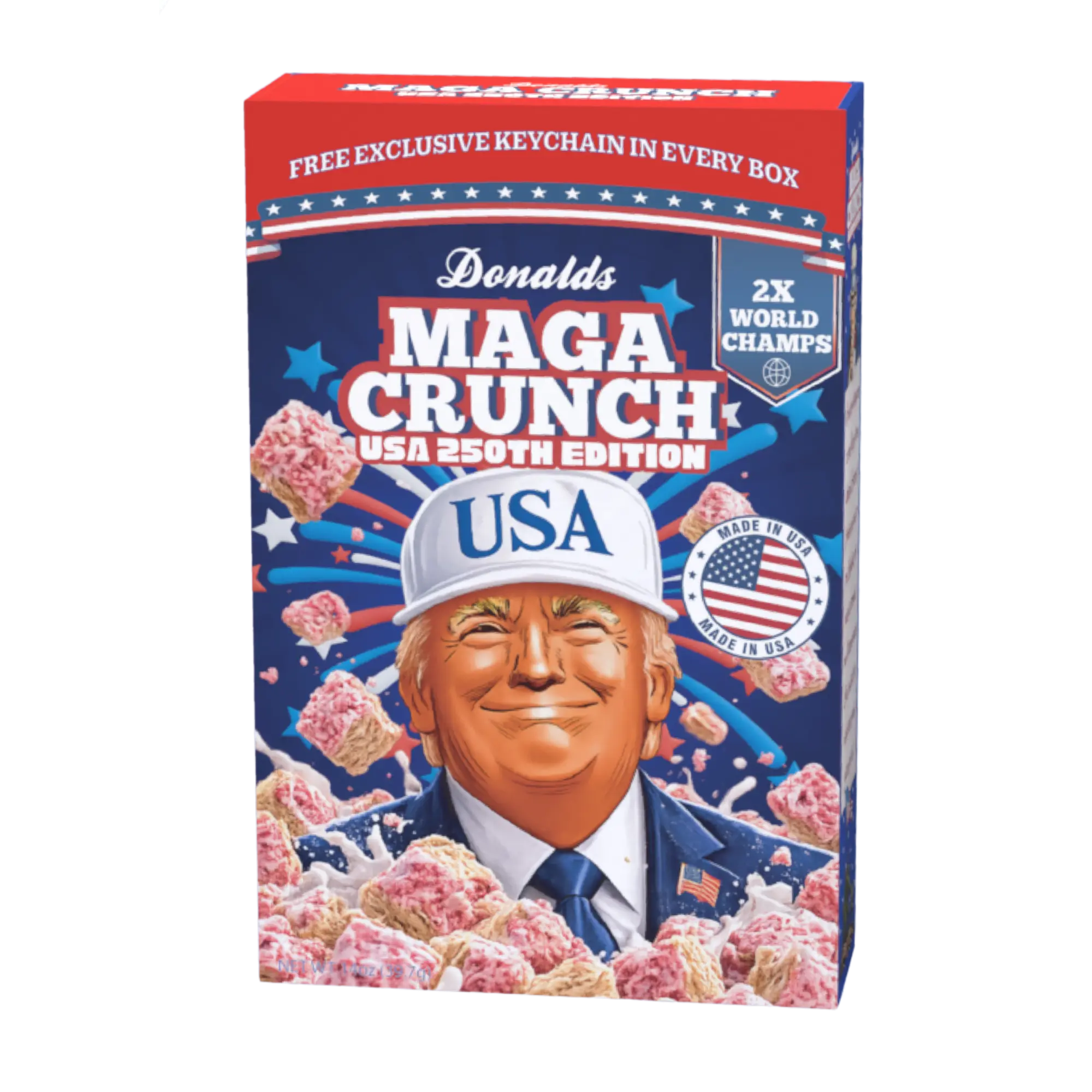 Limited Edition Donald's Maga Crunch Cereal Limited Edition Donald's Maga Crunch Cereal