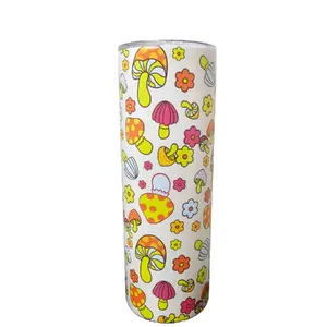 multi Mushroom 20oz insulated Tumbler