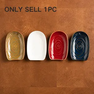 Ceramic Kitchen Utensil Holder with Spoon Rest, Cutlery Tableware, Kitchenware, Multicolor Retro Aesthetic Design, Durable Sturdy Space-Saving Organizer for Home Kitchens & Restaurants