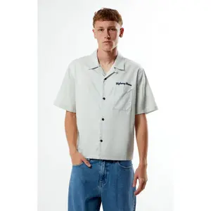 Pacsun Men's Highway Haven Embroidered Camp Shirt