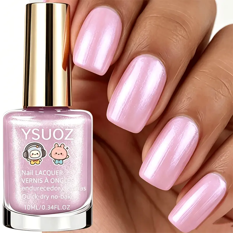 Pearly Mica Nail Strengthener - Natural Quick-Drying Nail Care Item, Boosts Shine, Great for Spring-Summer Manicures/Pedicures and Party Holiday Gifting