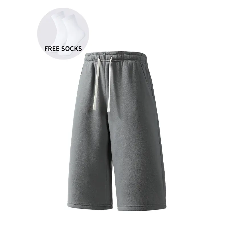 4PCS Men’s 7-Inch Casual Sweat Shorts + Free Socks, Loose Drawstring Workout Shorts, Multicolor 4PCS Men’s 7-Inch Casual Sweat Shorts + Free Socks, Loose Drawstring Workout Shorts, Multicolor