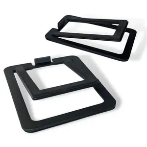 Audioengine DS1M Metal Speaker Stands - Tilted Design for Desktop, Studio & Bookshelf Speakers Pair
