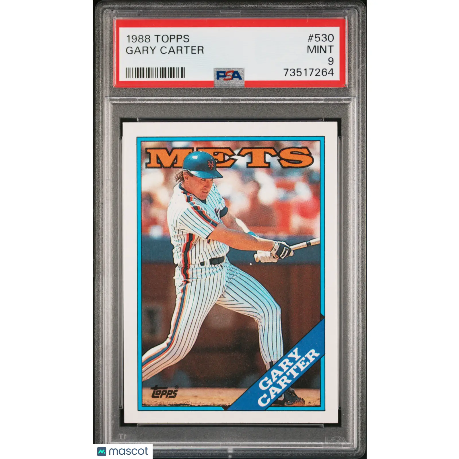 Gary Carter PSA 1988 Topps Baseball #530 9 73517264