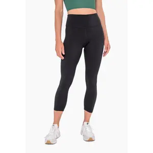 Mono B Manhattan Stroll Form Fit Leggings Fabric Nylon Women's Activewear Skinny Yoga Bottoms All Seasons Tummy Control High Waist Tight Sports Running Outfits Fitness Training Pant