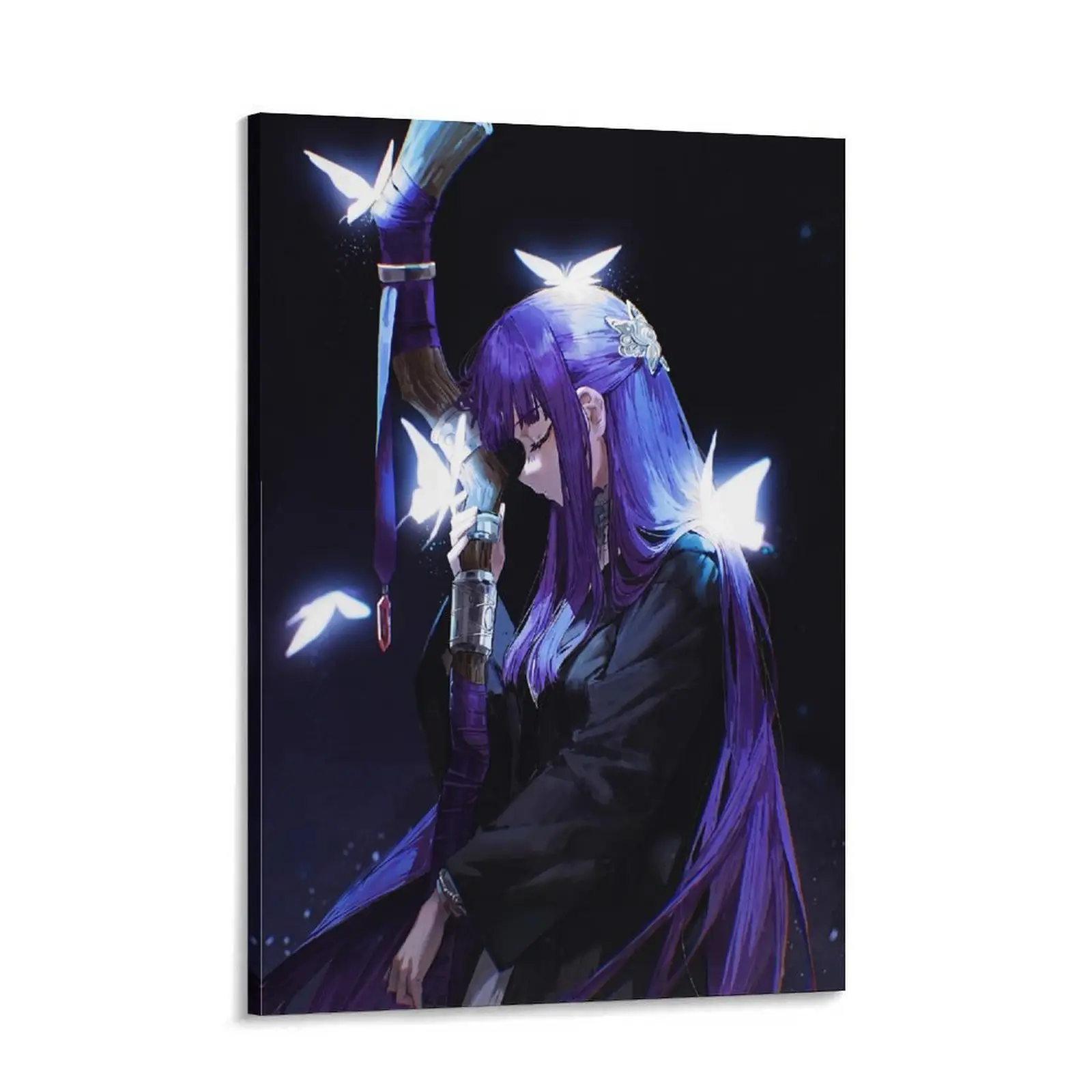 Fern,Frieren: Beyond Journey's End Anime Poster: Minimalist Manga Art Print,room decor,house decor,poster,Anime,manga lover,anime wall art