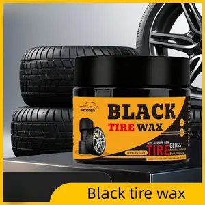 Premium Car Tire Shine Wax for Durable Protection, Gloss Finish, Ideal for Rubber and Plastic Parts Renewal, Interior Shine and Tire Restoration