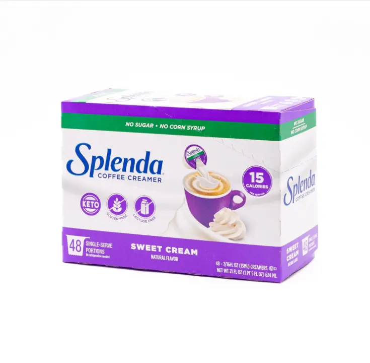 SPLENDA Coffee Creamer Cups, Sugar Free Sweet Cream, 48 Count | Single Serve