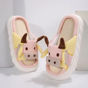 Cow Slippers For Women and Men Fluffy Cute Cozy House Slippers Indoor and Outdoor
