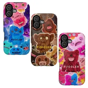 Unique Collection Quirky Gift For Monster Lovers Fuggler Funny Ugly Monster Art Tough Phone Case. Weirdcore Y2K Aesthetic Rugged Shockproof Protective Cover For iPhone 17 Pro Max 16 Air 15 14 13 12 11.