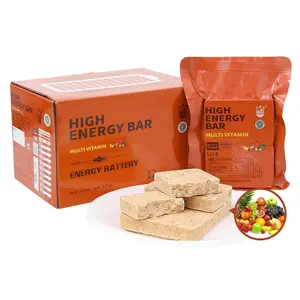 Emergency Food Ration Bars Multi Vitamin Flavor Survival Tabs Supply for Outdoor Camping Snowstorm Earthquake Disaster Preparedness Kit With Long Self Life 12 Count Multi Vitamins