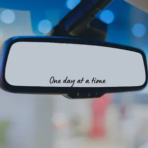 2PCS/SET Street Trendy Healing Sticker Personalized Decor Decal, Car decals For Skateboard Deck, Car Door, Backpack Exterior with Healing Slogan For Street Trendy Healing Fans, Universal Car Sticker