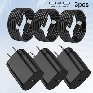 [Fast Charger] Fast Type C Charger Set with 4ft Cable | Compatible with S23 Ultra/ S22/ S21/ Note 20/ Note 10/ Z