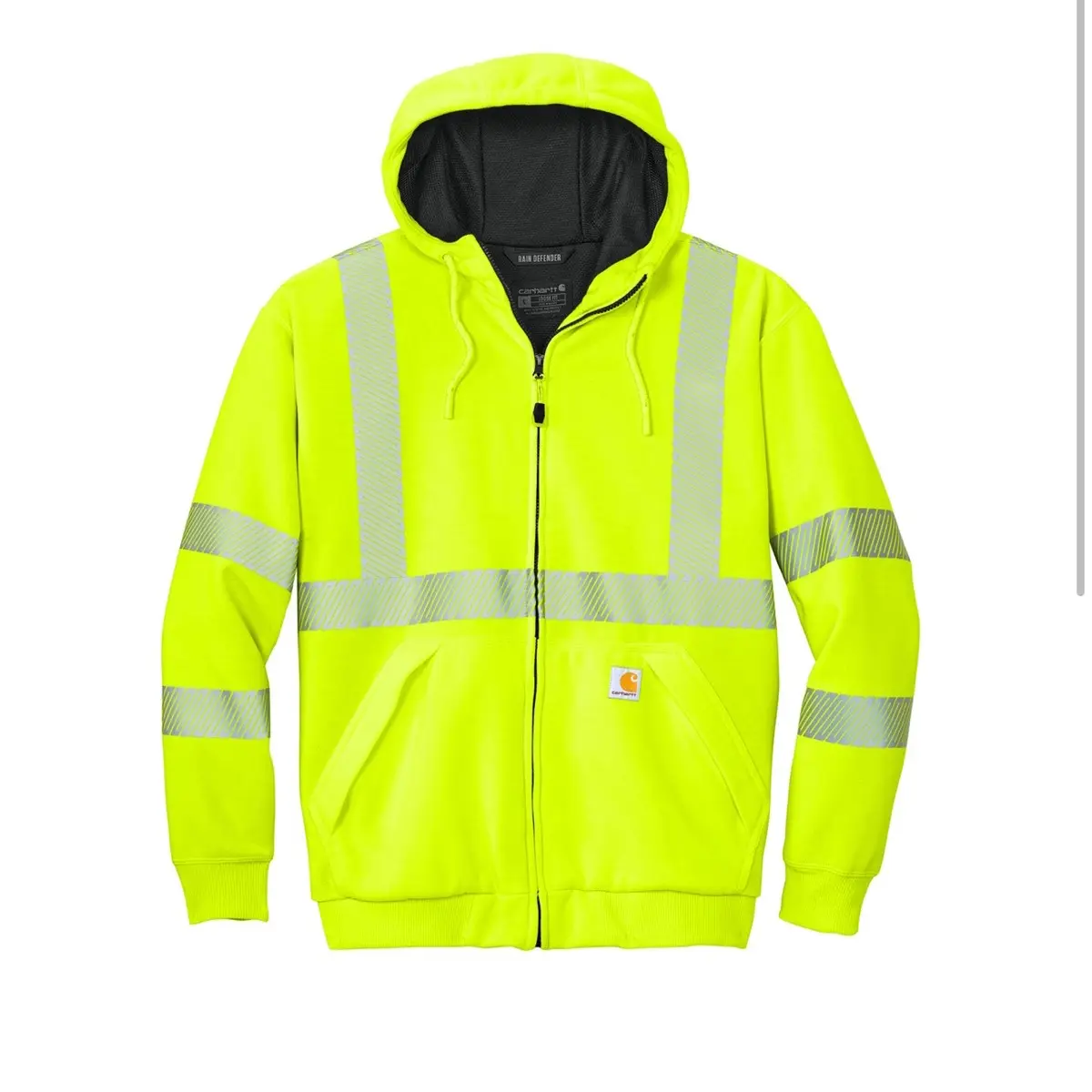 Carhartt ANSI 107 Class 3 Lined Full-Zip Sweatshirt