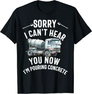 Cement Truck Mixer Operator Driver Concrete Mixer Finisher T-Shirt - Robynreede Shop 66B0CYSNGM56