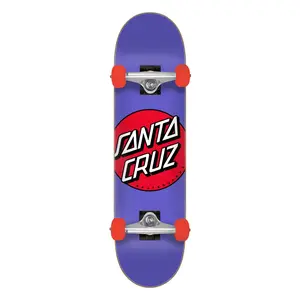 7.75in Mini Spotlight Dot Santa Cruz Complete Skateboard