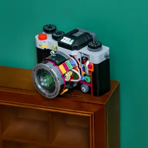 Adult Creative Building Blocks Kit, No Battery Required, Collectible Display Model, Ideal Gift for Photography Enthusiasts