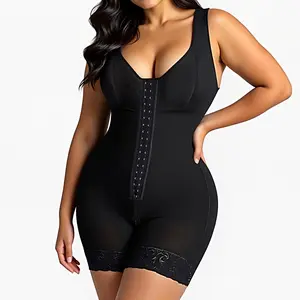 Colombian Fajas Tummy Control & Butt Lifting Bodysuit with Zipper & Open Crotch Design Full Body Butt Lift Shapewear Seamless Plus Size Control Shapewear lover  body  suit tummy control shaper bloom calostrum shaper butt lifter Trainer with Zipper