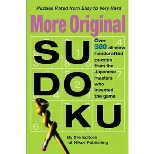 USED-More Original Sudoku by Editors of Nikoli Publishing (Paperback)