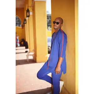 Royal Blue Kaftan Lineage Set