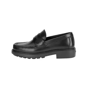 Ferragamo Men's Leather Loafers: Comfortable Slip-On Shoes in Black Trending Shoes, House White Official Shoes to Get / Maison Mihara Verifiable, with credentials and supporting global authentication