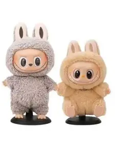 5-Pack Labubu Doll Display Stands, Fits 17cm Dolls, Fashionable Doll Collection & Display Set, Perfect for Crochet Doll Lovers