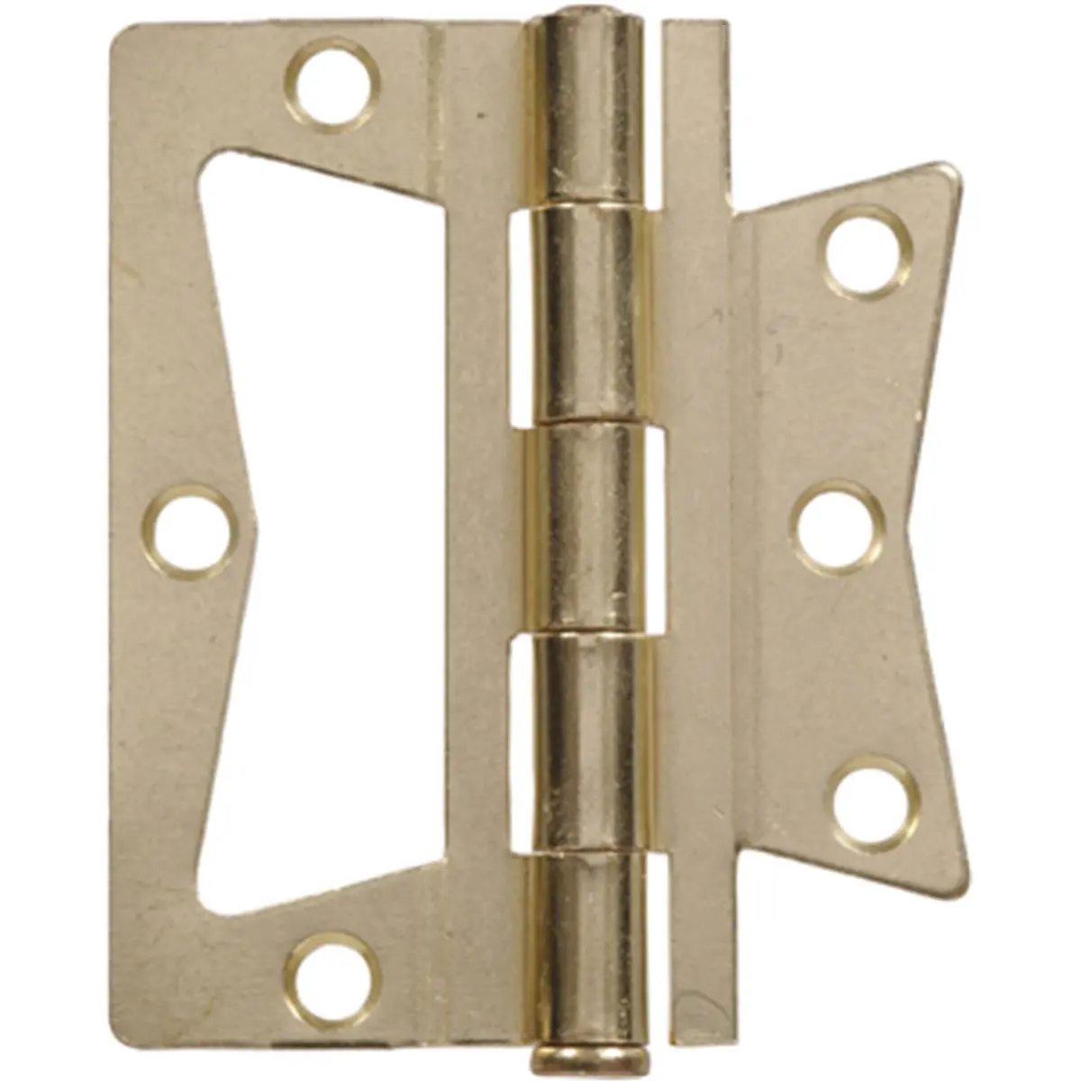 3.5 in. Surface Mount Non-Mortise Hinge, Brass Plated