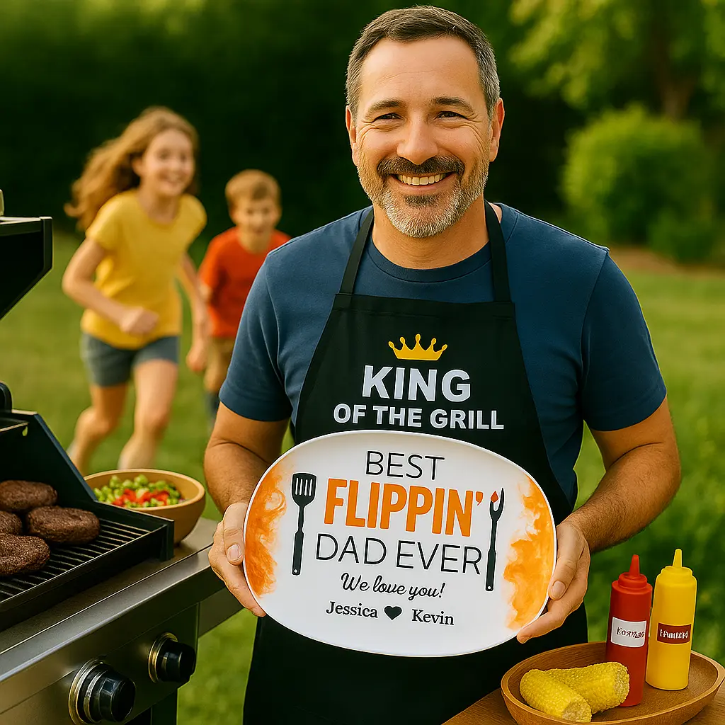 The Personalized BBQ Platter He'll Reach for Every Single Cookout