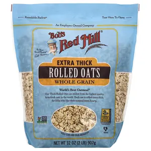 Bob's Red Mill Extra Thick Rolled Oats, Whole Grain, 32 oz (907 g)