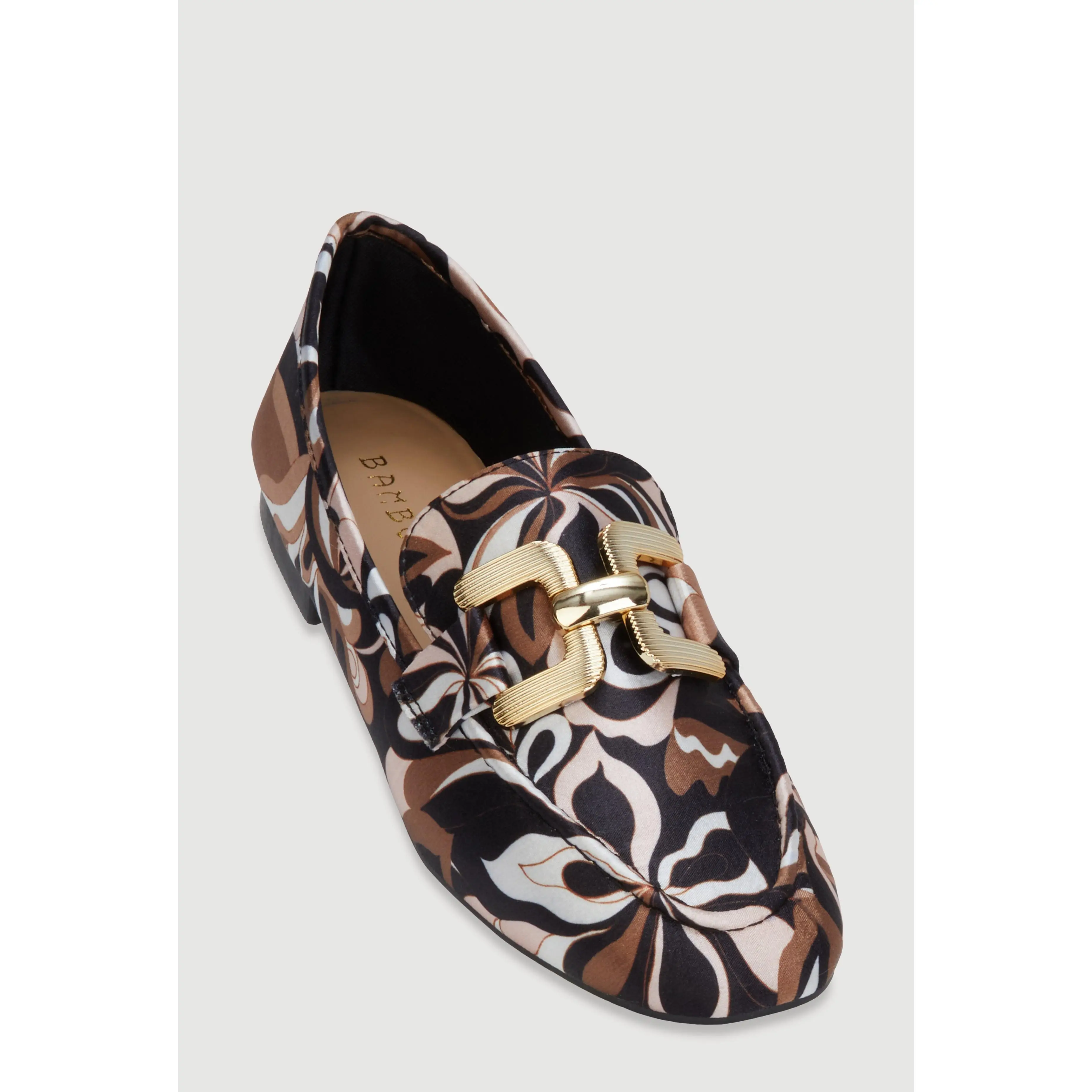 Metallic Pendant Loafers