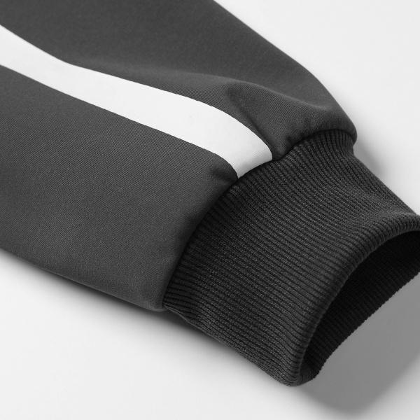 Men's Vintage Sportswear Set Black and White Patchwork Half Zip Hoodie and Joggers Trendy Unisex Casual Comfortable Skin-Friendly Loose Fit Slimming Street Style Two-Piece Outfit coat outdoor clothing windbreaker fit