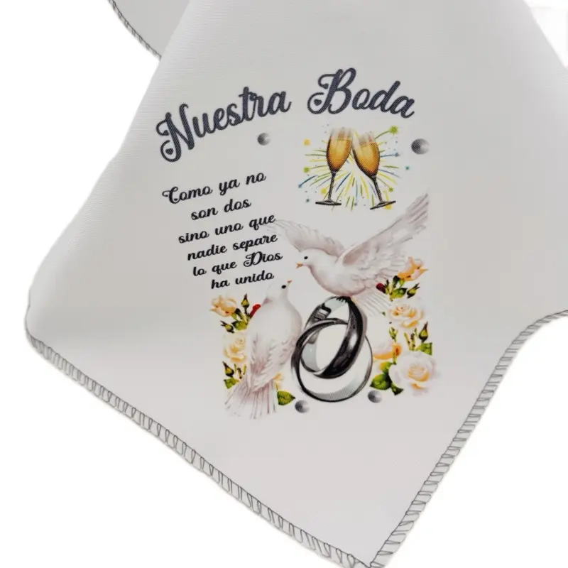 12-Pack Square 100% Polyester Water-Absorbent Dinner Napkins - 10x10 in Traditional Tableware, Elegant Wedding Keepsakes for Table Settings