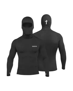 "ARMOR-SPEED" Compression Long Sleeve Shirt [w/Hood]