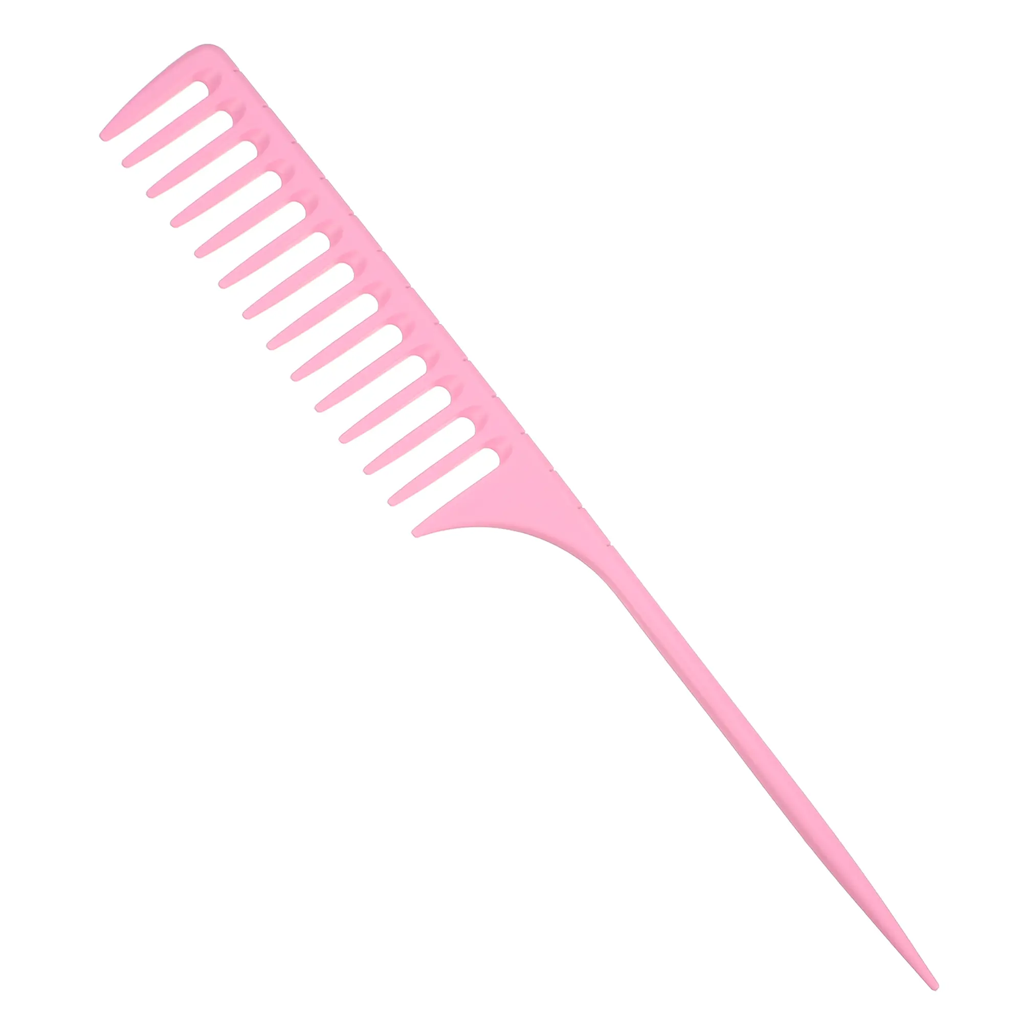 VOCOSTE Wide Tooth Rat Tail Comb, Plastic Long Tail Comb, Tip Tail Combs for Wet Curly Hair, Parting Comb for Women Men